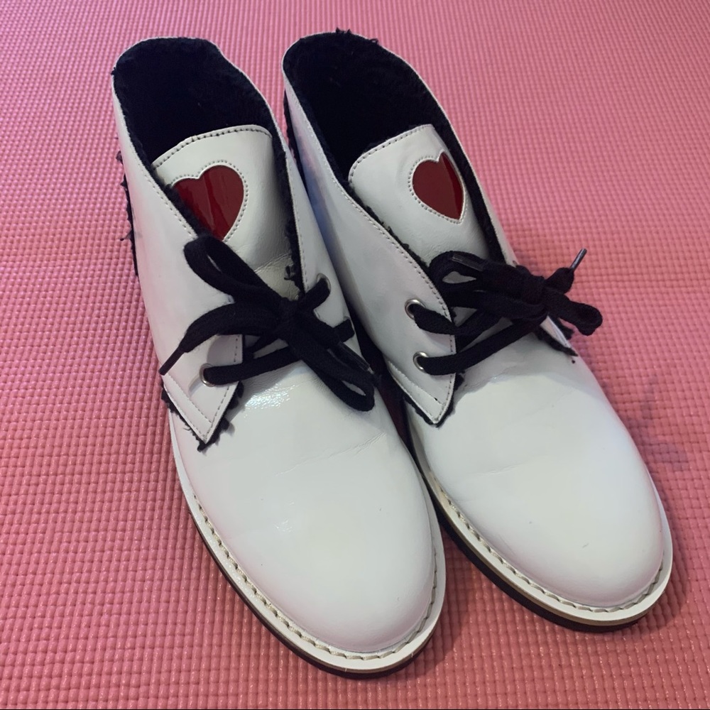 LOVE Moschino Heart Faux Shearling Casual Shoe - Picture 3 of 6
